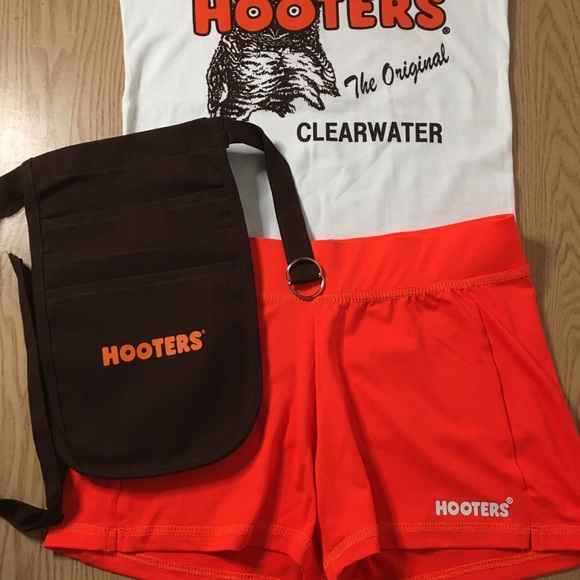 New Hooters Girl Uniform Bundle Tank Shorts Pouch Sizes Xxxs Xxs Xs Sm Med Large - Picture 5 of 16
